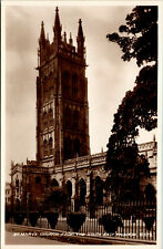 Vtg St Marys Church Taunton Somerset England RPPC Real Photo Postcard picture