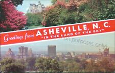 Asheville, NC: Unused / Vintage View Postcard - Buncombe County, North Carolina picture