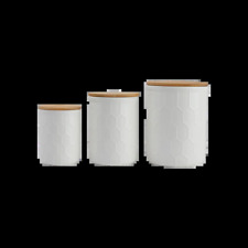 Ceramic / Porcelain Canister - Set of 3 picture