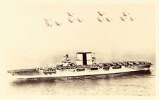 USS Saratoga Real Photo Postcard picture