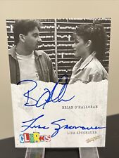 2017 Skybox Clerks Dual Scene Brian O'Halloran Lisa Spoonauer #A2OS Autograph picture