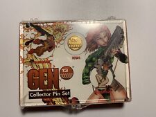 Gen 13 Collector Pin Set Signed By Campbell Limited Edition 458/1500 picture