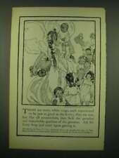 1902 Ivory Soap with art by Fanny Y. Cory Ad - There are many white soaps picture