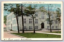 Vocational School Appleton Wis C1923 WB Postcard C24 picture