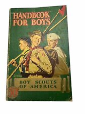 BSA Revised Handbook For Boys 1st Edition 33rd Printing Paperback 1940 BS-921 picture