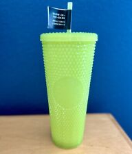 Starbucks Glow in the Dark 24 oz Venti Cold Cup - Lemongrass NEW picture