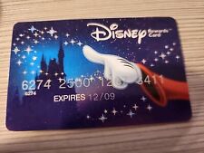 Vintage 2009 Disney Chase Visa Rewards Card featuring 