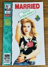 MARRIED WITH CHILDREN SPECIAL #1 NOW COMICS 1992 w POSTER CHRISTINA APPLEGATE picture