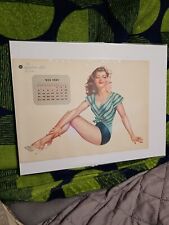 Vintage Calendar Page 1947 May Esquire Sexy Girl Pinup ~ Sexy picture