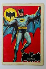 A&BC 1966 Bubblegum Card ROOKIE Batman (Black Bat) - #1 The Batman. picture
