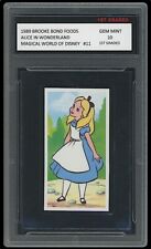 Alice in Wonderland 1989 Brooke Bond Foods 1st Graded 10 World Of Disney Card picture