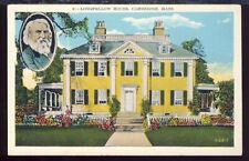 VTG Postcard 1915-30 Antique, Longfellow House, Cambridge Massachusetts picture