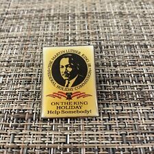 Vintage Commemorative Portrait Pin Martin Luther King Jr PINBACK Disney Holiday picture