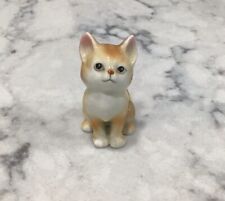 Vintage Sitting Orange Ginger Tabby Cat Kitten  Figurine picture