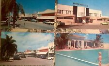 4 1950s Melbourne, Indialantic Florida FL Postcards picture