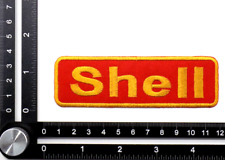 SHELL EMBROIDERED PATCH IRON/SEW ON ~4-3/8