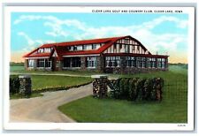 Clear Lake Iowa IA Postcard Clear Lake Golf And Country Club c1920's Antique picture