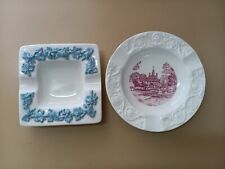 LOT OF 2 WEDGEWOOD ASTRAYS ENGLAND picture