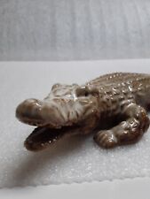 Glazed ceramic crocodile/alligator 8 Inches long picture