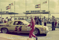 1975 DAYTONA 500 Nascar 8x10 PHOTO #54 Lennie Pond Chevrolet & Cale Yarborough picture