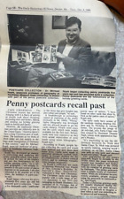 1990 Newspaper Article Dr Michael Roark Postcards Southeast MO University picture