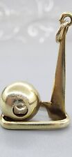 1939 New York World’s Fair 14k Gold Trylon And Perisphere Stanhope Viewer Charm picture