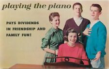 Elyria Ohio 1950s Advertising Rostkoski Piano Service Postcard Roadside 21-11842 picture