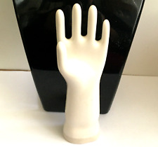 VINTAGE WHITE PORCELAIN SMALL HAND DISPLAY 6