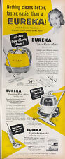 Vintage 1956 Eureka Super Rotomatic Vacuum Newest Of Models Advertisement picture