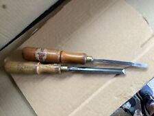 A PAIR OF MATHIESONS WOODWORK CHISELS picture