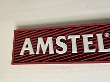 Amstel Light Red Rubber Bar Mat Beer Tap Drain Coaster 21