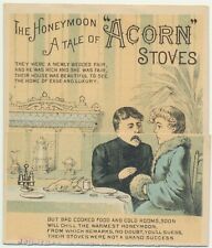 Metamorphic Trade Card for Acorn Stoves c1890 picture