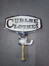 Antique Curlee Clothes  Advertising Rack Topper Nickel Dry Goods 1900's picture