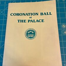 Coronation Ball at The Palace San Francisco Vintage Program picture