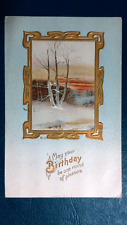 C 1914 Birthday Greeting Postcard  {{PC415 picture