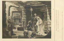 Saint Elizabeth of Hungary visiting the prisoners postcard picture