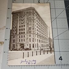 Vintage Postcard - Dirt Street View Hotel Touraine Boston Massachusetts MA picture