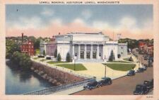  Postcard Lowell Memorial Auditorium Lowell MA picture
