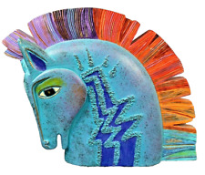 LAUREL BURCH United Design Hand Painted Resin Horse Head Sculpture, 1999 picture
