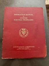 1942 Instruction Manual Curtiss Electric Propellers Caldwell NJ WWII picture