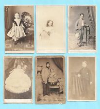 6 CDV s.  Young boys and girls.  Children. picture