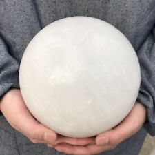 19LB TOPNatural clear quartz ball carved crystal sphere decoration healing picture