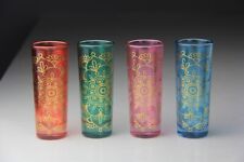 Set Of 4 Colorful Mandala Shot Glasses picture
