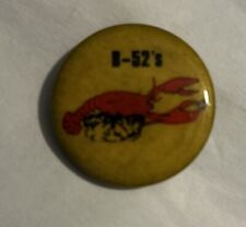 Rare Vintage 1978 The B-52S Pin Rock Lobster Button Band Badge 1.25 Pinback picture