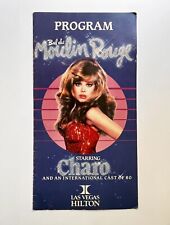 Vintage Charo Las Vegas Hilton • 1983 Moulin Rouge Program 8.5”x 16” picture