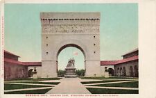 Postcard Memorial Arch Looking East Stanford University picture