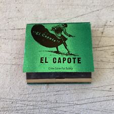 El Capote Mexican Restaurant West L.A CA Vintage Collectible Matchbook  picture