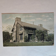 Log Cabin Palmer Park Detroit MI Color Postcard ca 1910 picture
