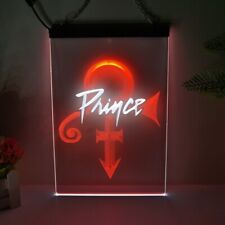 Prince Musician Symbol LED Neon Sign Wall Light Home Bar Bedroom Man Cave Décor picture