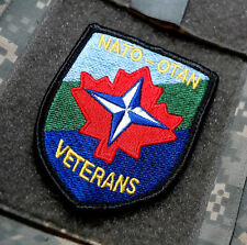 ISAF AFGHANISTAN WAR SAND BOX MILITARY TROPHY vêlkrö PATCH: NATO-OTAN VETERANS picture